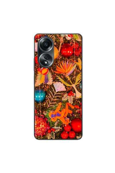 OEM Husa compatibila cu Oppo A58 4G Silicon Gel Tpu Model Craciun Decor Brad ...