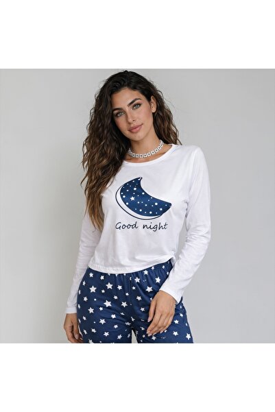 VELVIA Soft Stretch Cotton Printed Pajama Set