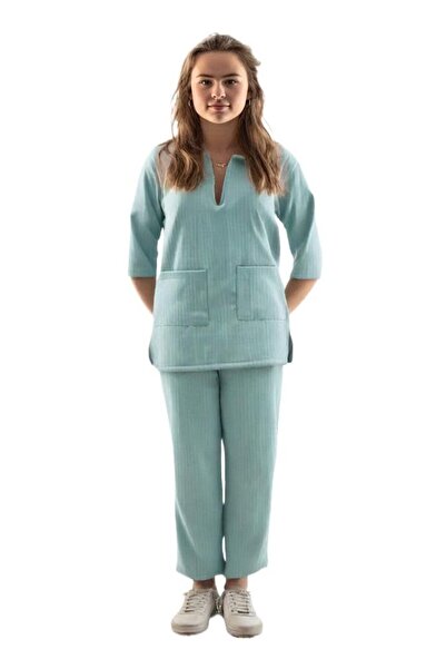 Generic HOUSEMAID UNIFORM,NANNY DRESS,KHADAMA DRESS (LIGHT GREEN, M)