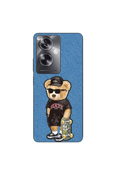 OEM Husa compatibila cu Oppo A79 5G Silicon Gel Tpu Model Bear Skate Fashion