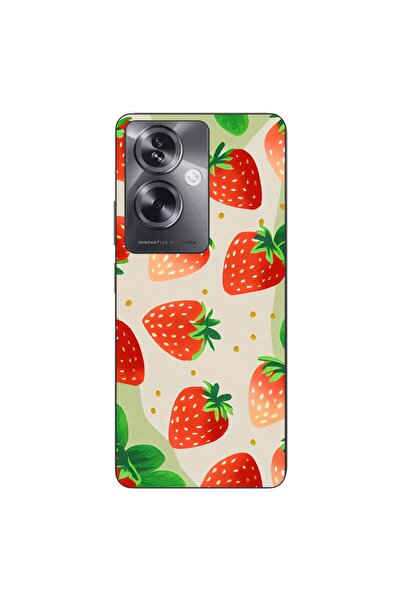 OEM Husa compatibila cu Oppo A79 5G Silicon Gel Tpu Model Capsuni Pattern