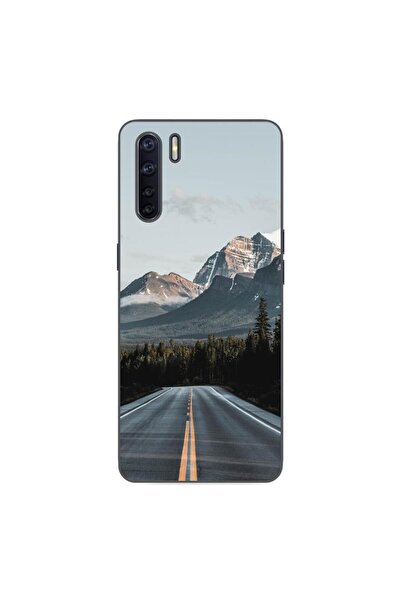 OEM Husa compatibila cu Oppo A91 Silicon Gel Tpu Model Mountain Road