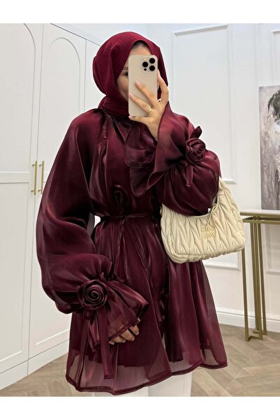 bezenstore PREMİUM ORGANZE GÖMLEK BLUZ