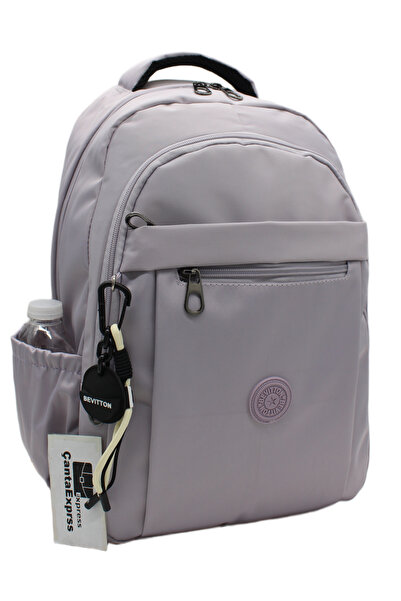 Bevitton Lavender Unisex School Backpack Waterproof Fabric Large Size Middle ...
