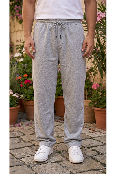 bgm fashion Men's Regenerated Baggy Loose Comfortable Pocketed Sweatpants
