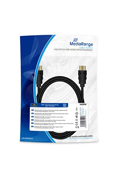 MediaRange Conector HDMI de mare viteză cu Ethernet 10.2Gibt/s 2m