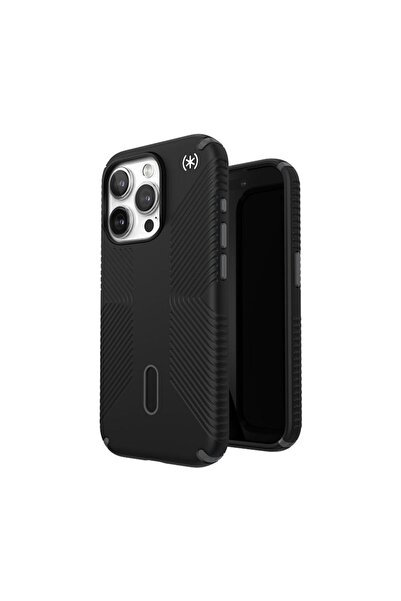 Speck Presidio2 Grip ClickLock & Magsafe - Husă iPhone 15 Pro (Negru / Gri Ar...