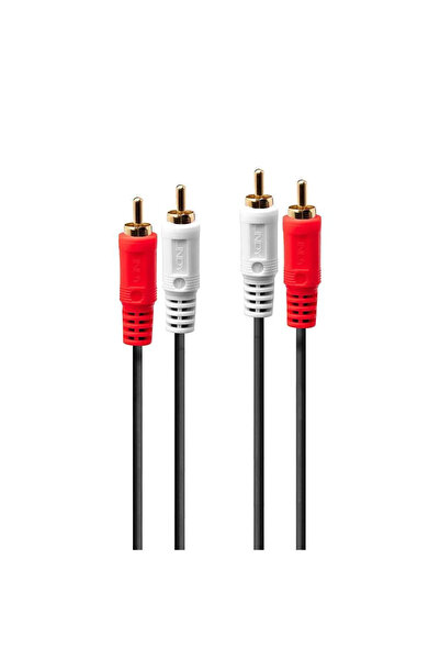 LİNDY Audiokabel Stereo 3.5mm/2xRCA M/F 0.25m