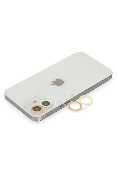 Generic Brand Apple iPhone 11 Colorful Camera Lens Protection Glass - Yellow-...