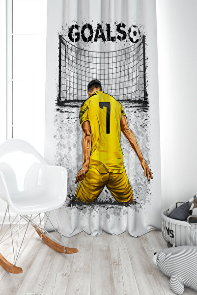 EVSEHOMES Zavjesa sa dekorativnom pozadinom od antilop tkanine na temu CR7 (c...
