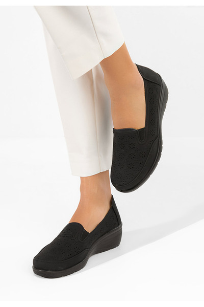 B T Shoes Mocasini dama Shamia negri