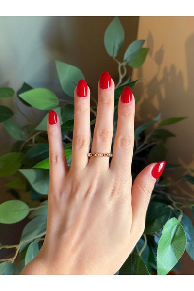 DALİ aksesuar Pink Sparkle Ayarlanabilir Çelik Yüzük