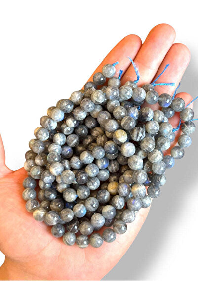 Bozhi Bead Set Labradorite Natural Stone 8mm - Natural Stone Beads Labradorite