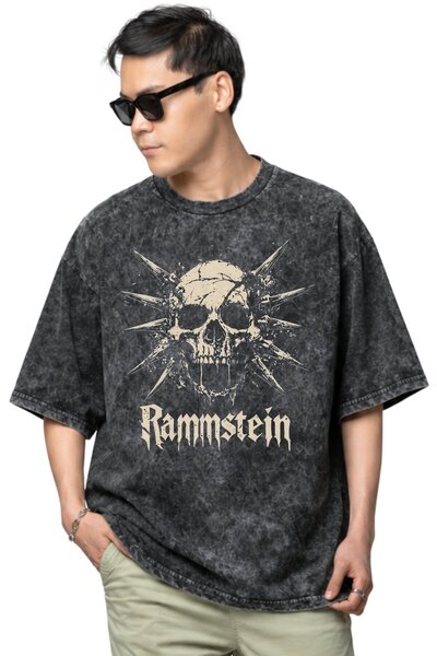 SEVBANO Rammstein rok metal muzički bend, unisex majica sa štampanim motivom,...