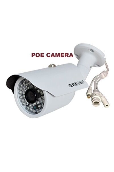 BİSES 5 Megapiksel 1940P Görüntü POE Bağlantılı 48 Ir Ledli Gece Görüşlü IP G...
