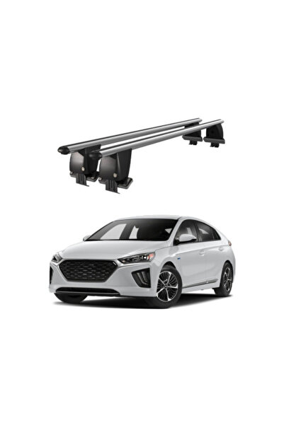 OEM Aluminum car trunk crossbars compatible with smooth roof Hyundai Ioniq AE...
