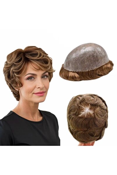 Oskar Shop Proteză capilară pentru femei Blond închis