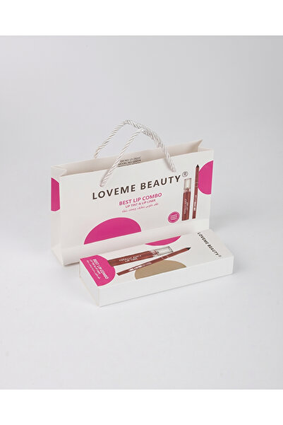 LOVEME BEAUTY طقم جلوس ومحدد الشفاه الساحر لإطلالة مخملية مذهلة وجاذبية لا تق...