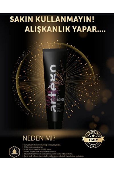 Artego ıt's color profesyonel 8.44-8KK 150 ml saç boyası