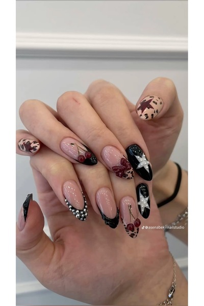 Violet nails Kiraz tırnak