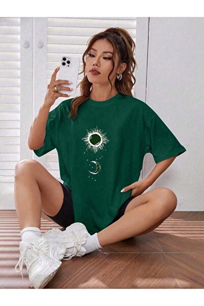bellanova Unisex Oversize T-shirt με στάμπα Streetwear Άνετη εφαρμογή Daily P...
