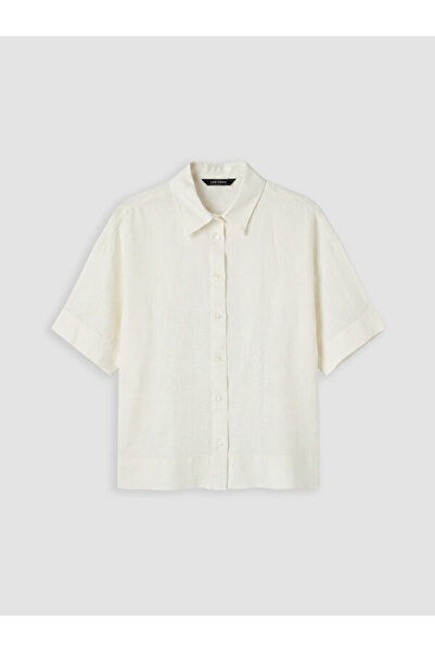LC Waikiki Quality Pieces from Çelebi Store Women's 100% Linen Shirt