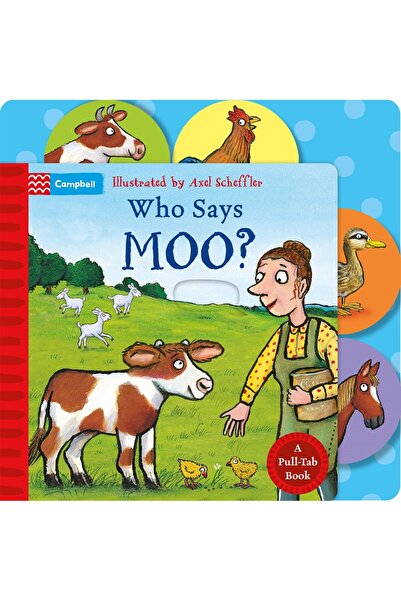 Campbell Books Who Says Moo? : A Pull-Tab Book