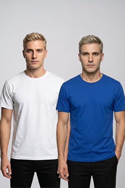 fevien Advantageous 2-pack: men's basic t-shirt set
