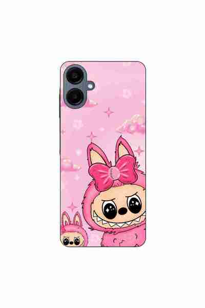 OEM Husa compatibila cu Samsung Galaxy A06 Silicon Gel Tpu Model Labubu Pink ...