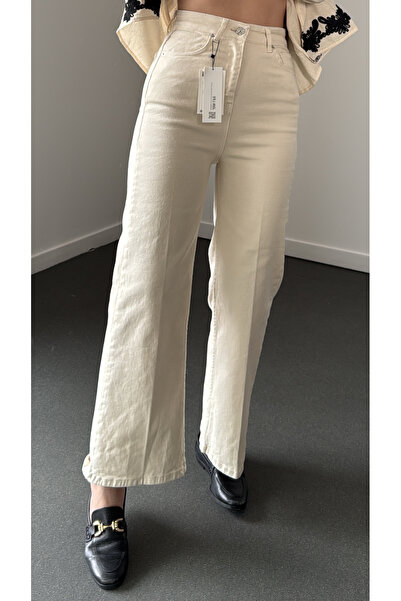 Narferita Niagara Yüksek Bel Crop Flare Jeans