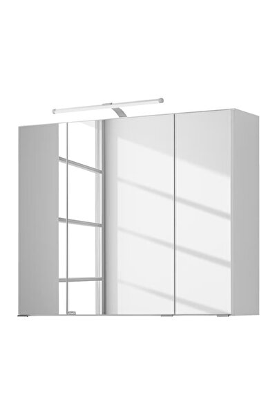 OEM Re-Bloom – Dulap cu oglindă pentru baie 80x64x20 cm – LED, 3 uși cu oglin...
