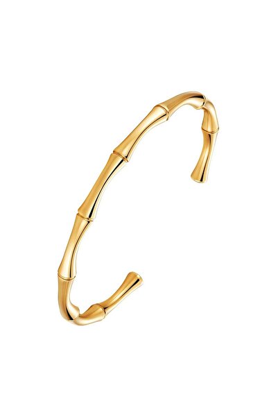 OEM Brățară din bambus placată cu aur de 18K – 6,5 cm