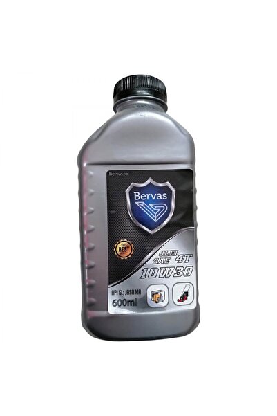 Bervas Ulei Motor 4 Timpi SAE 10W-30 0.6L, Ulei pentru Motocoasa, Motocultor,...