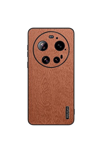 sscase Wood Texture Σκληρή Θήκη Brown (Xiaomi 17 Ultra 5G)