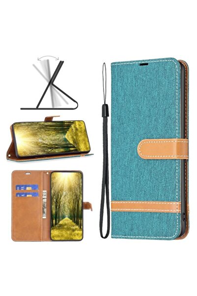 sscase Color Denim Θήκη Πορτοφόλι Green (Xiaomi Redmi 12 4G)
