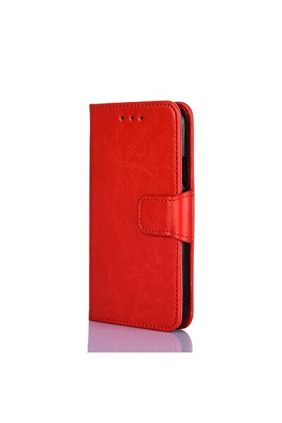 sscase Crystal Texture Leather θήκη Πορτοφόλι Red (Vivo V21 5G)