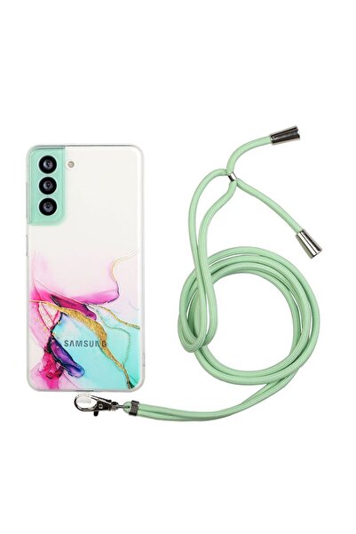 sscase Candy Colors Θήκη Σιλικόνης με Λουράκι Green (Samsung Galaxy S22 Plus 5G)
