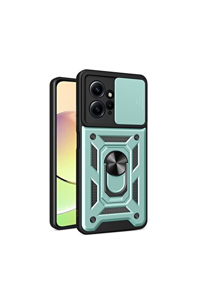 sscase Sliding Camera Σκληρή Θήκη με Δαχτυλίδι Dark Green (Xiaomi Redmi Note ...