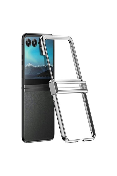 sscase Electroplating Σκληρή Θήκη Silver (Motorola Razr 60 5G)