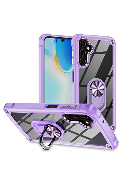 sscase Lens Protection Σκληρή Θήκη με Δαχτυλίδι Purple (Samsung Galaxy A56 5G)
