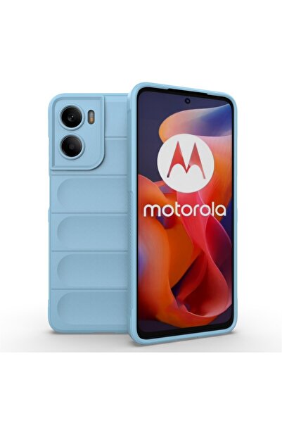 sscase Magic Shield Θήκη Σιλικόνης Baby Blue (Motorola Moto E15 / G05)
