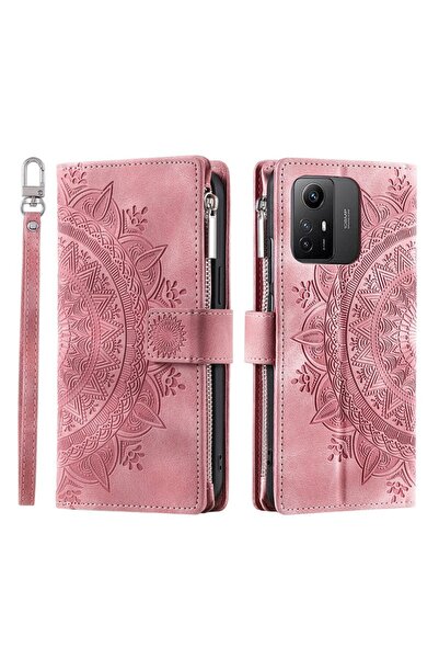 sscase Mandala Zipper Θήκη Πορτοφόλι Rose Gold (Xiaomi Redmi Note 12S 4G)