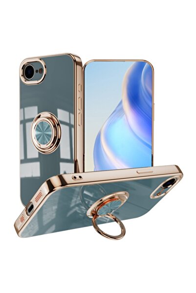 sscase Gloss Θήκη Σιλικόνης με Δαχτυλίδι Green (Apple iPhone 16e/17e)