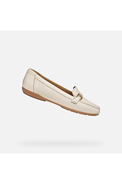 Geox Mocasini cremoși de damă Annytah Moc