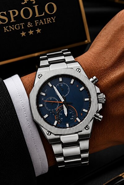 S.POLO Gift Steel Cord Men's Wristwatch Father's Day Gift Valentine's Day Gift