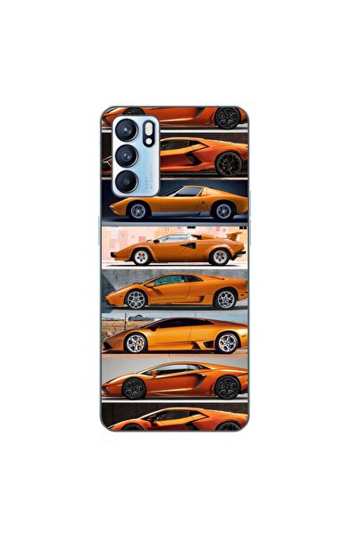 OEM Husa compatibila cu Oppo Reno6 5G Silicon Gel Tpu Model Masini Lamborghini