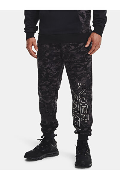 Under Armour Tepláky RIVAL FLC CAMO SCRIPT JGR-BLK