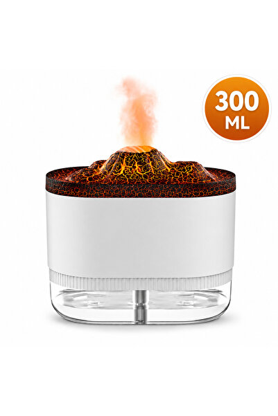 Shopit مرطب هواء بتصميم بركاني، ناشر عطور سعة 300 مل