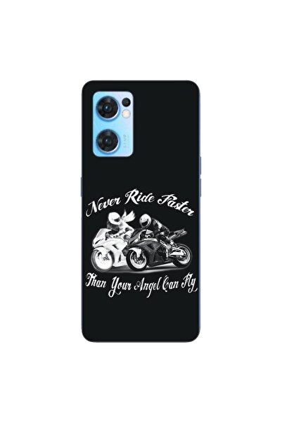 OEM Husa compatibila cu Oppo Reno7 5G Silicon Gel Tpu Model Never Ride Faster