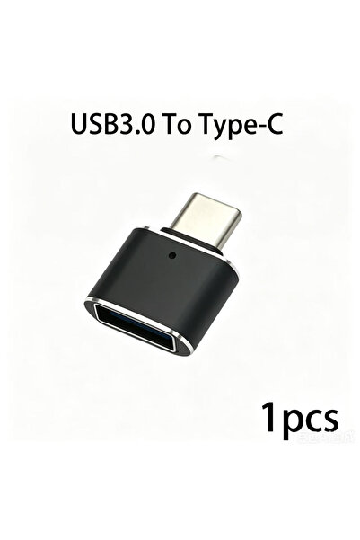 Choice30 محول USB 3.0 أسود صغير من النوع C إلى USB 3.0، موصل بيانات ذكر USB-C...